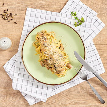 Спагетти с белыми грибами и шампиньонами 270 г