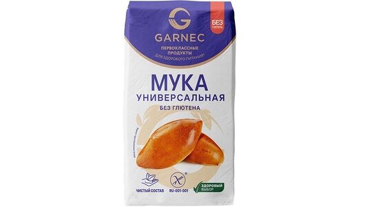 Мука Гарнец универсальная без глютена, 600г