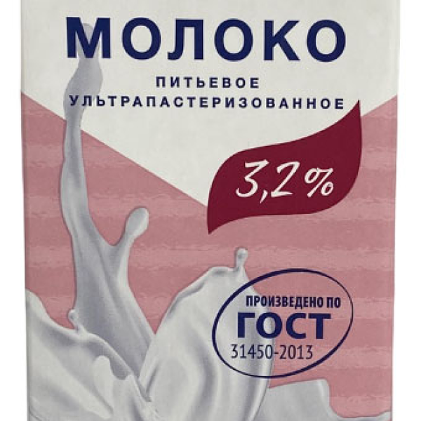 Молоко питьевое Хорошее дело ультрапастеризованное 3,2% БЗМЖ