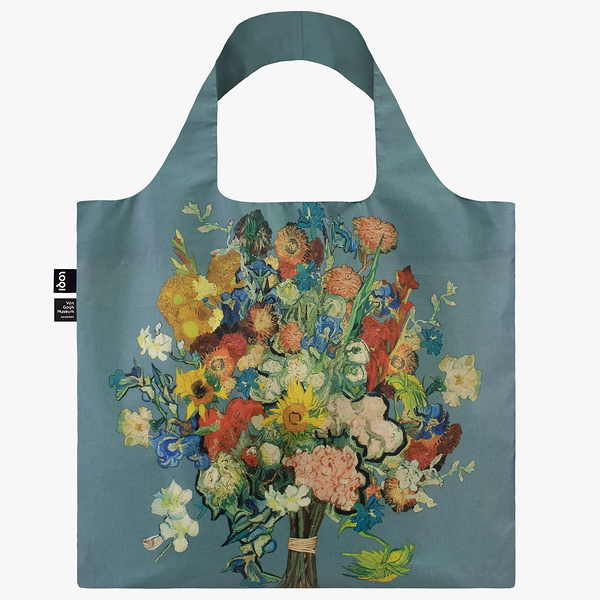 Шоппер VINCENT VAN GOGH VGM 50th Anniversary Bouquet / Flower Pattern Blue Canvas (1450401)