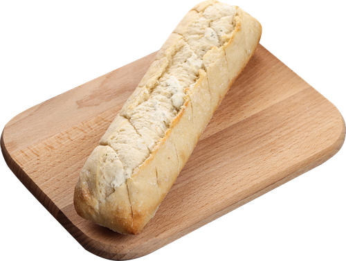 

Половинка багета с чесноком замороженная 200 г