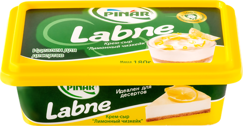 

Крем-сыр Pinar Labne лимонный чизкейк 45% 180 г