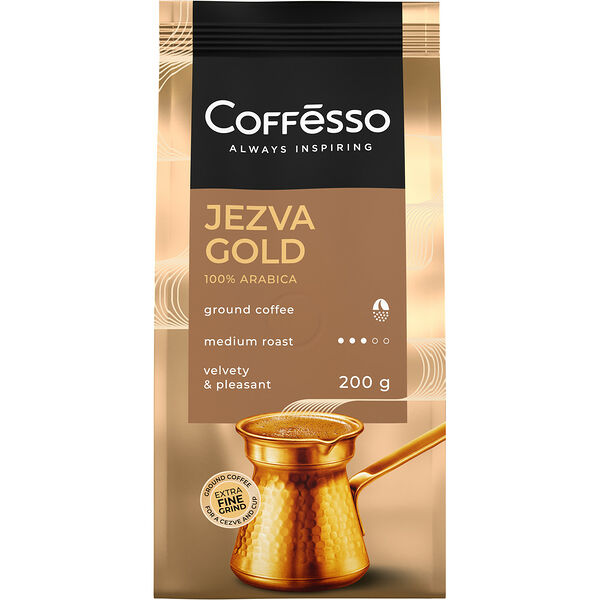Кофе Coffesso JEZVA GOLD молотый 200г