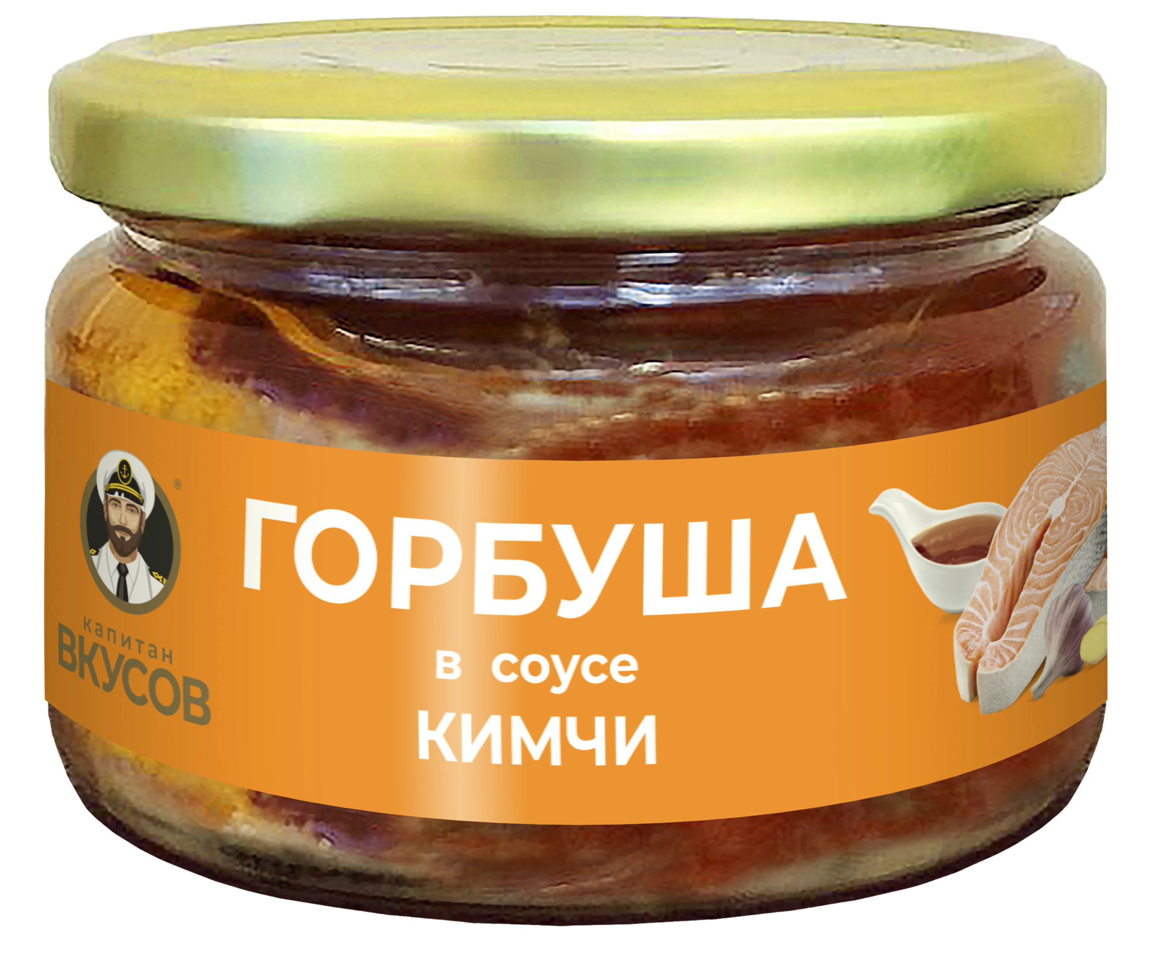 

Горбуша Капитан Вкусов тихоокеанская куски в соусе Кимчи, 105 г