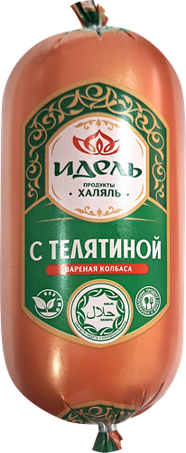 Колбаса вареная ИДЕЛЬ с телятиной, 500г