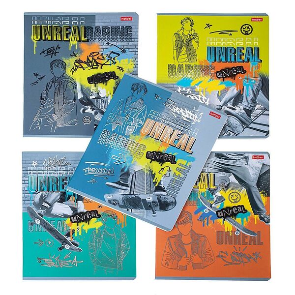 Тетрадь 48л клетка мат.ламин 3D фольга Нереально смелый 48Т5лофВ1