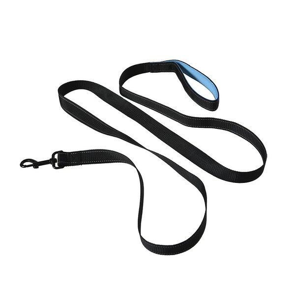 Поводок для собак Foxie Double L 2.5х200см синий