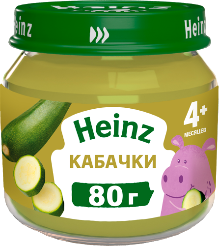 Овощное пюре Heinz Кабачки с 4 месяцев