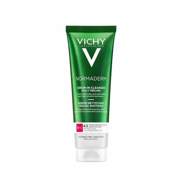 Гель-сыворотка Vichy Normaderm очищающая с эффектом пилинга 125 мл