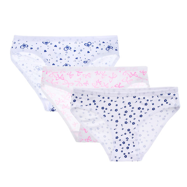 Трусы-слипы Galante для девочек, р-ры 3-4/5-6/7-8 лет, 95%хлопок, 5%спандекс, ТД23-05, 3 дизайна в ассортименте