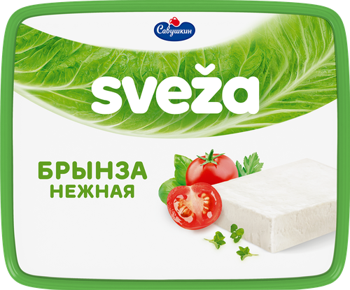

Сыр брынза Sveza Нежная 45% БЗМЖ 250 г