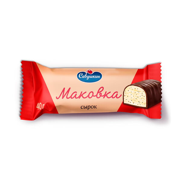 Сырок тв глаз Маковка 20% 40г флоупак