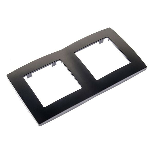 Рамка Эра 12 на 2 поста антрацит