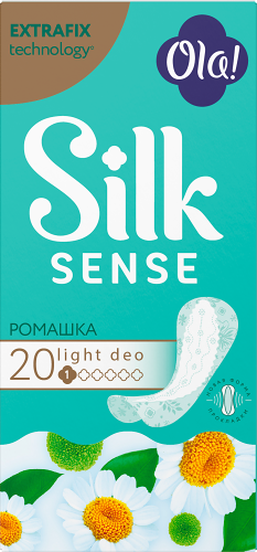 Прокладки ежедневные Ola! SilkSense Light Ромашка 20 шт