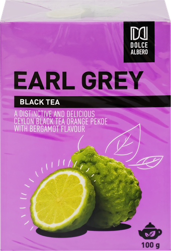 

Чай черный DOLCE ALBERO Earl Grey, листовой