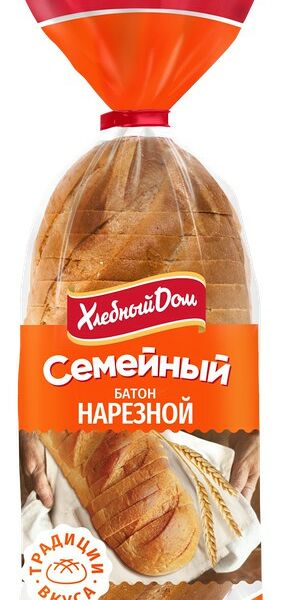 Батон Хлебный дом Семейный нарезка