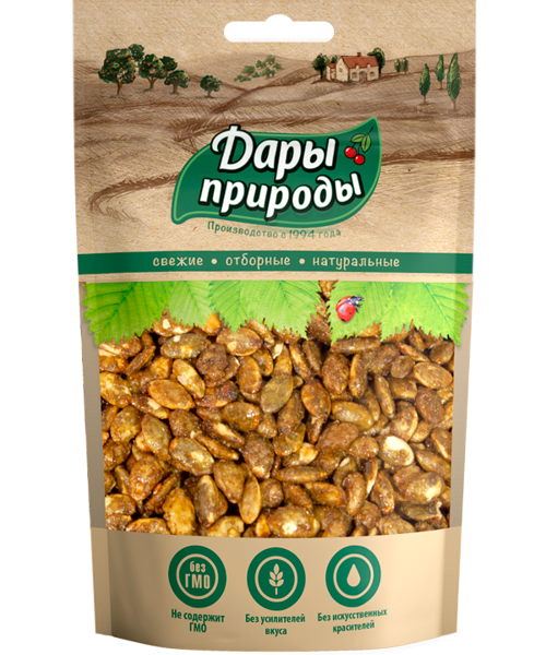 Семена тыквы Дары природы драже в карамели