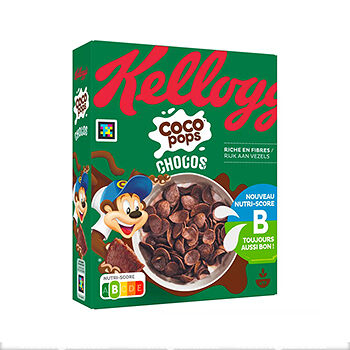 Готовый завтрак Kellogg's шоколадные лепестки Chocos, 330г