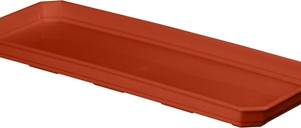 Поддон IdiLand Basil для ящика балконного терракотовый 40см