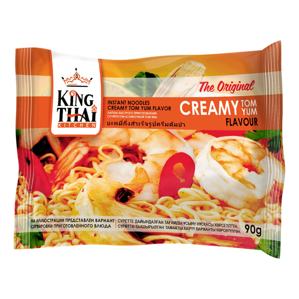 Лапша King Thai Сливочный Том Ям