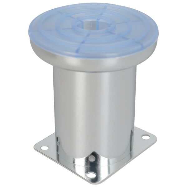 Ножка мебельная Moneta круглая, 50х80 мм, хром