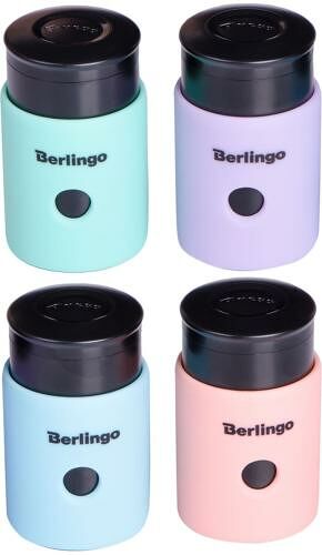 Точилка Berlingo с контейнером, цвет в ассортименте, 1 шт