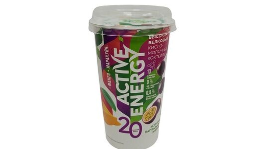 Коктейль высокобелковый кисломолочный Active Energy 
