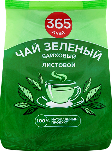 Чай зеленый 365 дней листовой 50 г