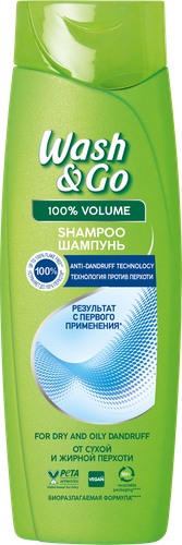 

Шампунь Wash & Go против перхоти для всех типов волос 360 мл