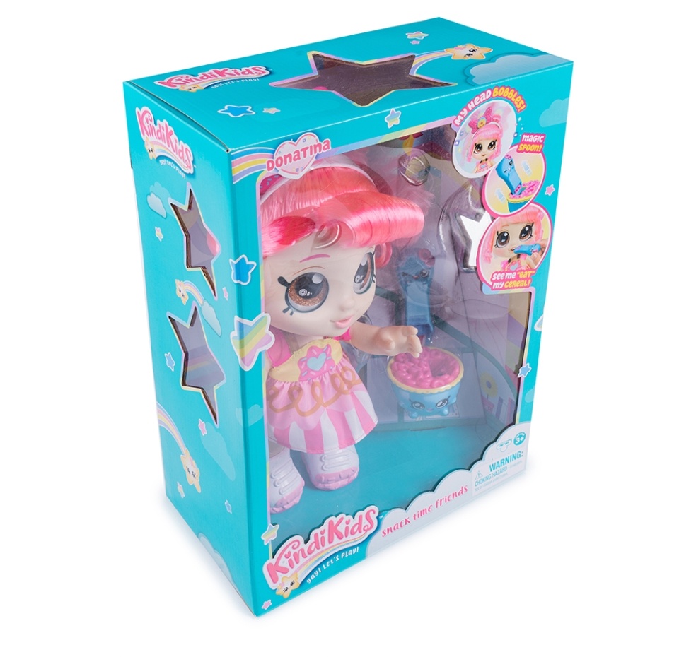 

Игровой набор TM Kindi Kids Кинди Кидс Кукла Донатина 25 см с аксессуарами в ассортименте, Китай