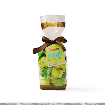 Конфеты шоколадные Amaretti Virginia трюфели с фисташками 180 г, Италия