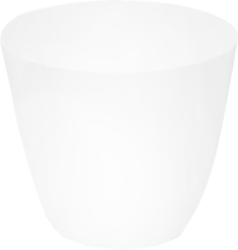 

Горшок для цветов Idi Land Лаурель с поддоном, 14.5 см, 1.3 л, белый