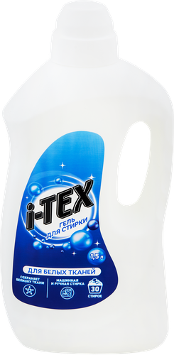 

Гель для стирки i-Tex для белых тканей 1500 мл