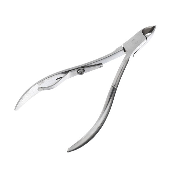 Юниlook кусачки маникюрные для кутикулы с одинарной пружиной, длина лезвий 5мм, сталь, 10см, #8715