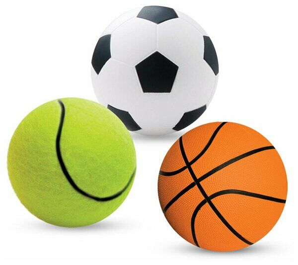 Набор Triol Активная игра 3 мяча для кошек 4 см