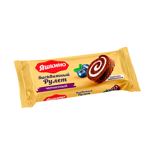 Рулет Яшкино Черничный 200 г