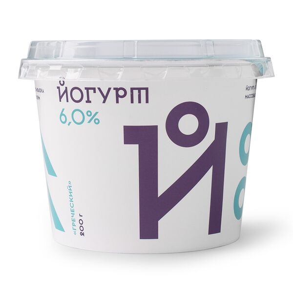 Йогурт «Греческий» 6%, «Братья Чебурашкины»