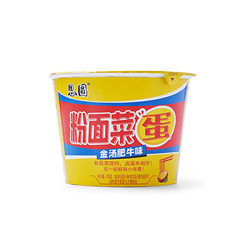 Лапша быстрого приготовления Siyuan с вкусом говяжьего бульона с маринованным яйцом