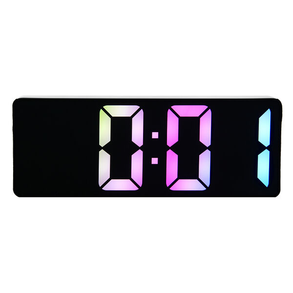 Ladecor chrono будильник электронный 16x6x2 см авс пластик 3xaаa оправа цвет белый