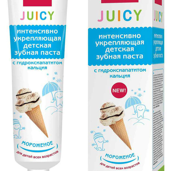 Зубная паста Splat Juicy Мороженое детская, 35мл