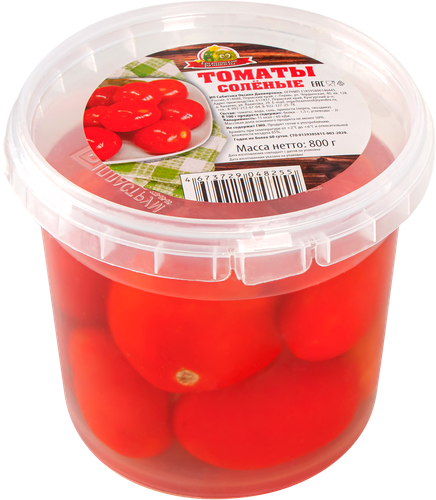 

Томаты соленые Ергачинские разносолы 800 г