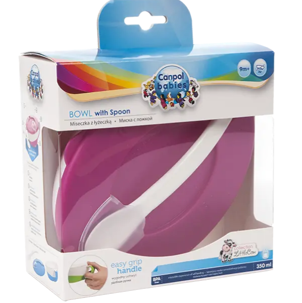 Миска с ложкой арт.31/406_pin