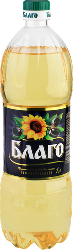 

Масло растительное Благо подсолнечно-оливковое 1 л