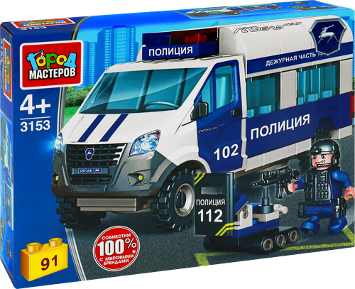 

Конструктор ГОРОД МАСТЕРОВ Служба спасения, в ассортименте Арт. 302839/303808