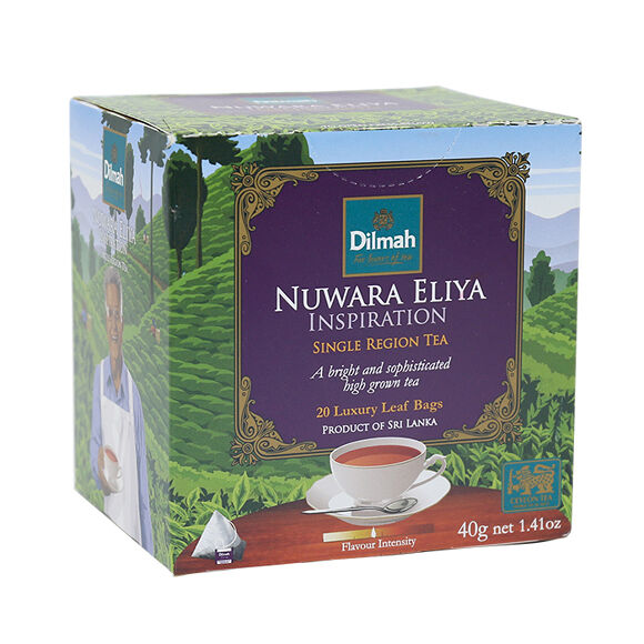 Чай черный Dilmah Nuwara Eliya Inspiration цейлонский байховый пакетиров, (20пакх2г) с/я