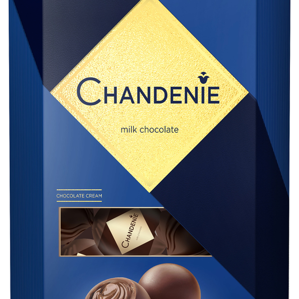 Конфеты из молочного шоколада Chandenie c шоколадной начинкой, 160 г