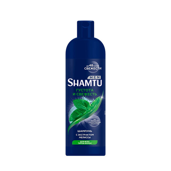 Шампунь для волос Shamtu Men Густота и Свежесть с Экстрактом Мелиссы