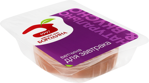 

Ветчина Мясной дом Бородина для завтрака нарезка 190 г