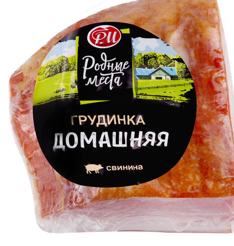 

Грудинка Родные Места Домашняя в/к вес