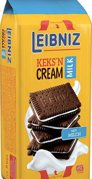 Печенье-сэндвич Bahlsen Leibniz Keksn Какао с молочным кремом 190г